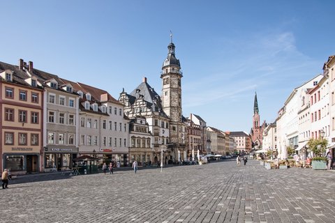 Hauptmarkt mit Altenburger Rathaus