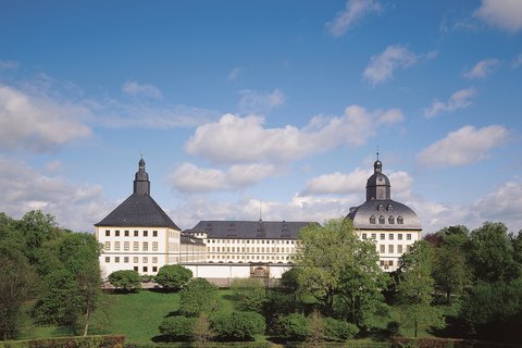 Blick zum Schloss Friedenstein 