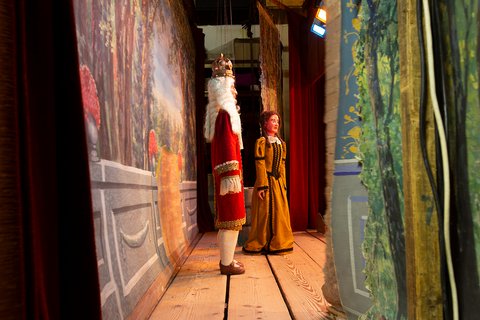 Bühnenbild Marionettentheater Dombrowsky 